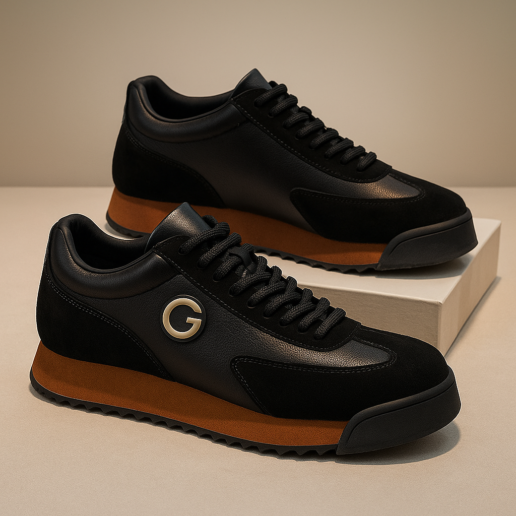Uplifting Retro Style Lace Up Trainers For Men | Marco