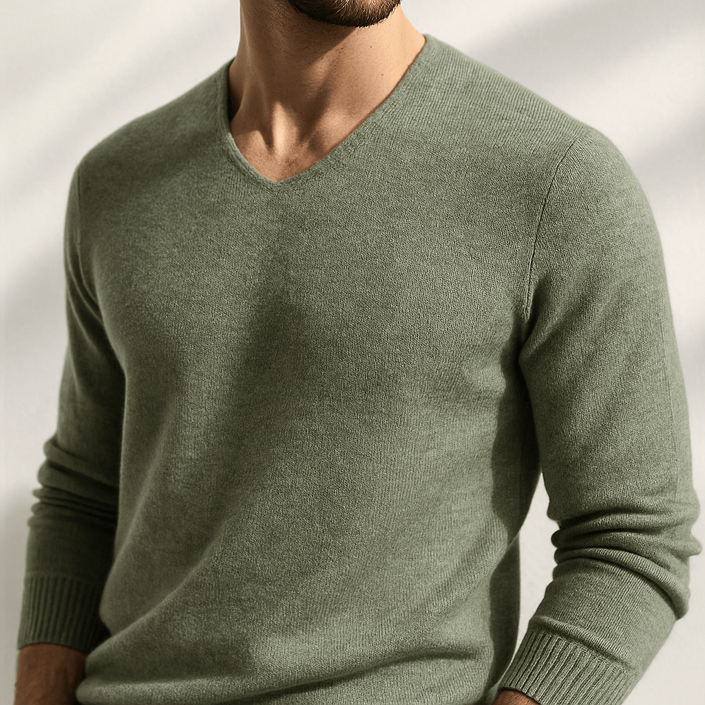 Honest Classic V-Neck Sweater for Men | Ashton