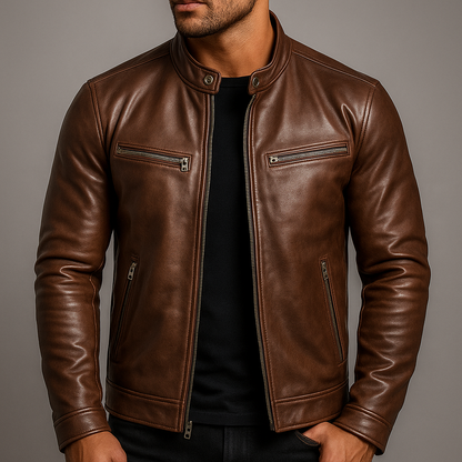 Endearing Vintage Style Zip-Up Jacket For Men | Camden