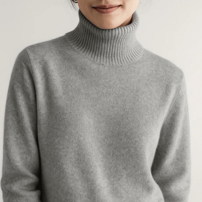 Restful Oversized Turtleneck Sweater For Women | Elaraine