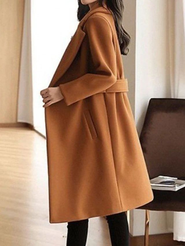 Camellia Tailored Longline Overcoat for Women | Valeria