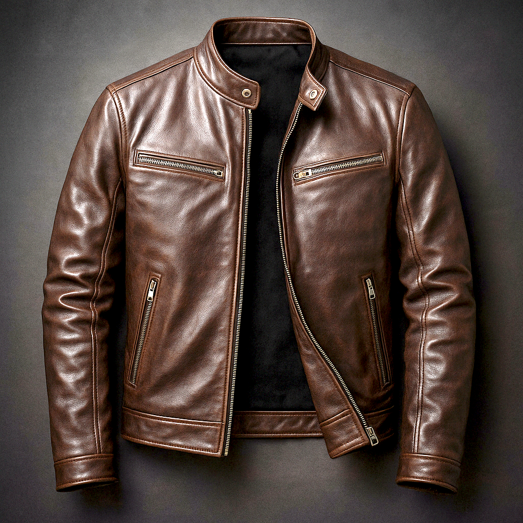 Endearing Vintage Style Zip-Up Jacket For Men | Camden