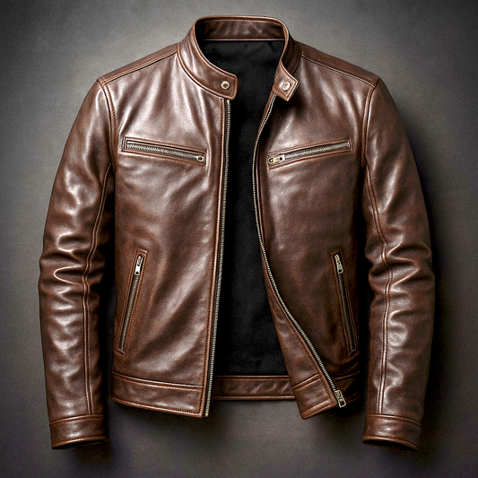 Endearing Vintage Style Zip-Up Jacket For Men | Camden