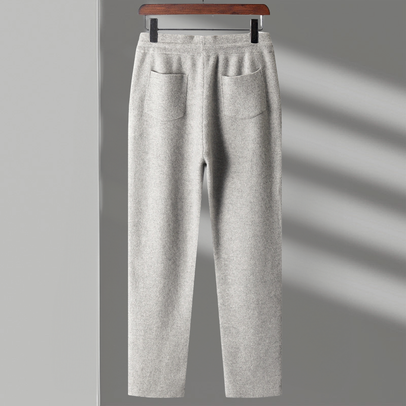 Shimmering Refined Drawstring Trousers For Men | Lando