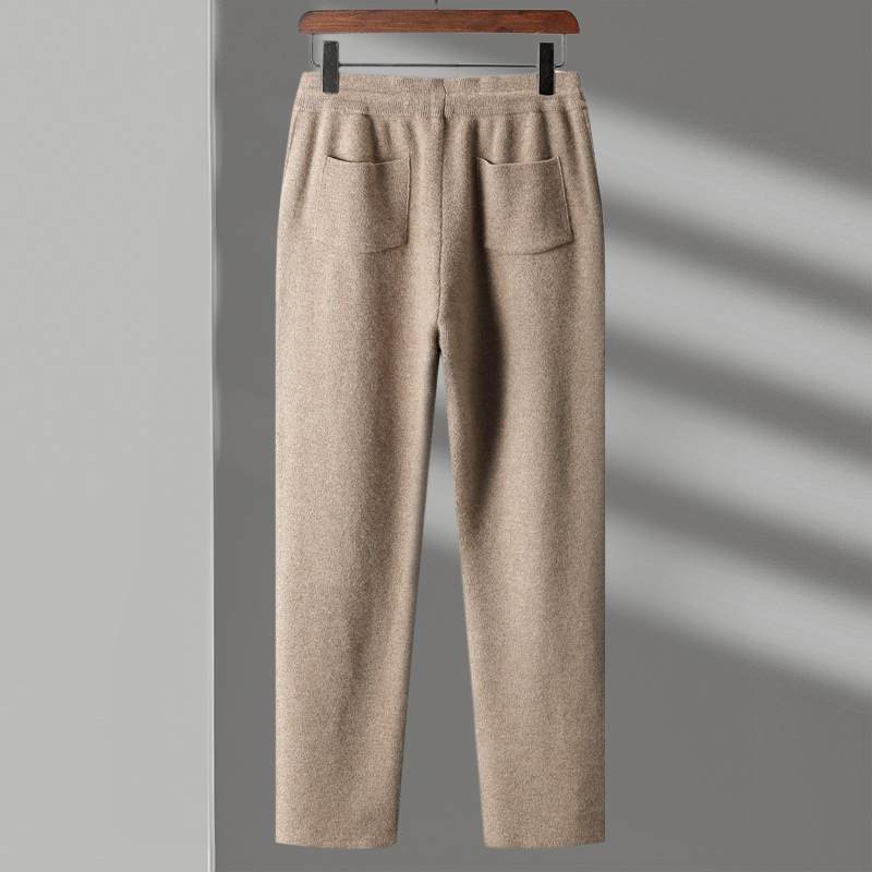 Shimmering Refined Drawstring Trousers For Men | Lando