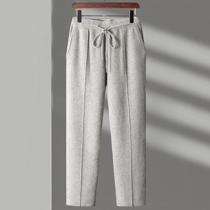 Shimmering Refined Drawstring Trousers For Men | Lando