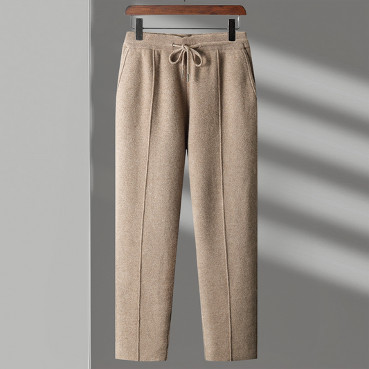 Shimmering Refined Drawstring Trousers For Men | Lando