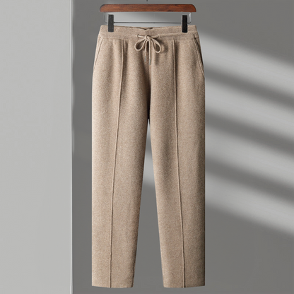 Shimmering Refined Drawstring Trousers For Men | Lando