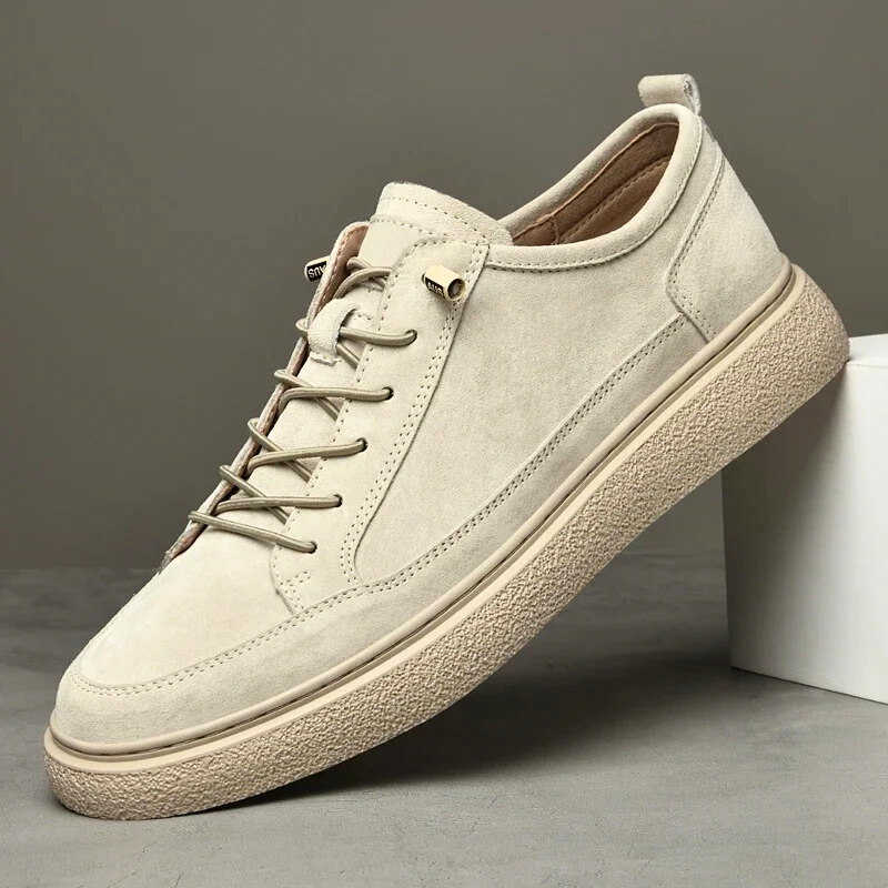 Linen Classic Lace Up Sneakers For Men | Julien