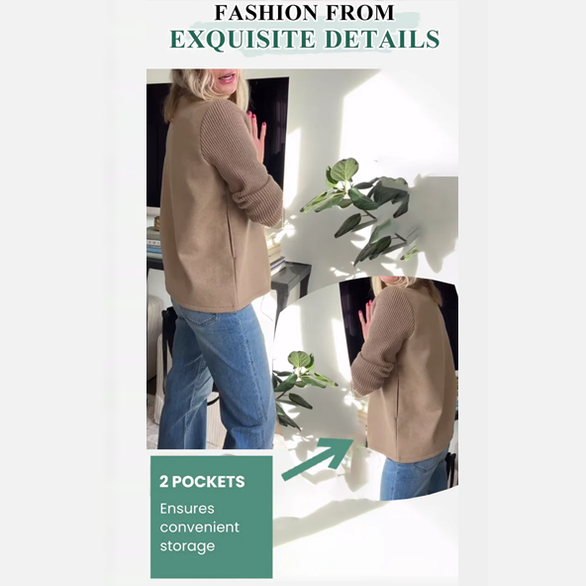Sleek Casual Double Breasted Blazer For Women | Alessandra
