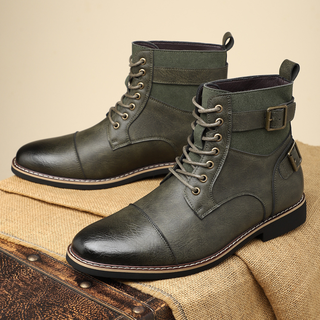 Rejuvenating Rugged zip boots with vintage-inspired silhouette for men | Xavier