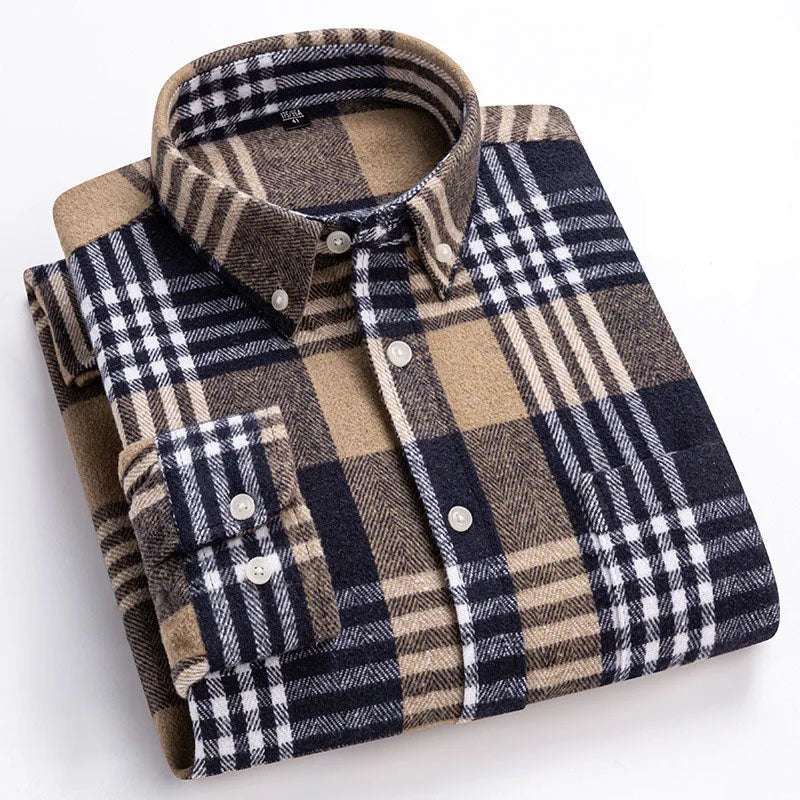 Crystal Classic Plaid Button Down Shirt for Men | Everett
