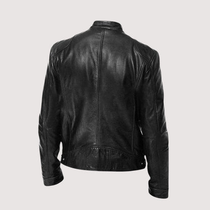 Brass Classic Zip Front Jacket for Men | Dorian