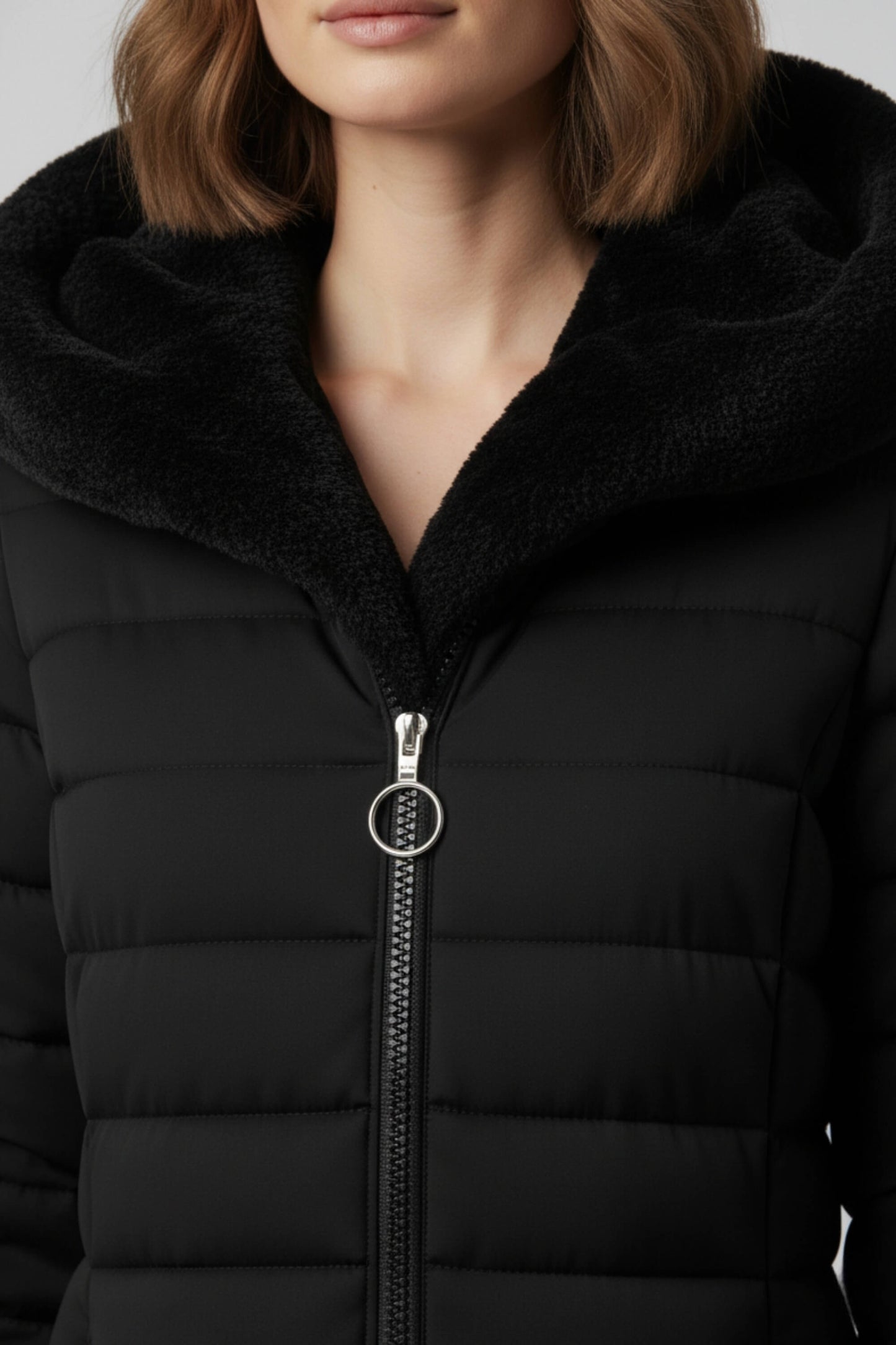 Crafted Long Hooded Quilted Puffer Coat For Women | Ravelle
