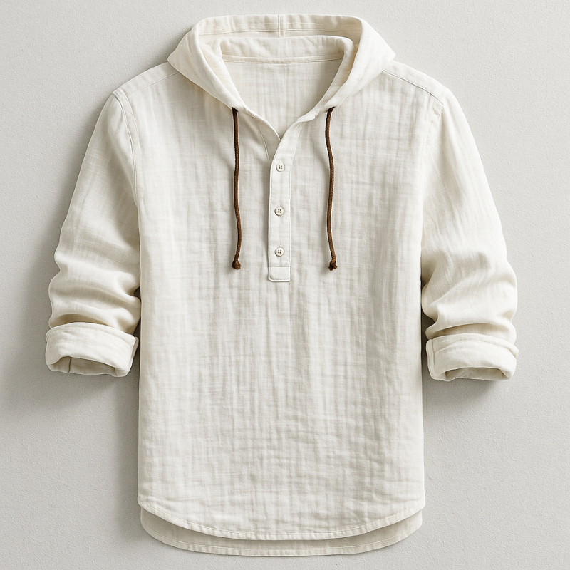 Effervescent Lightweight Hooded Shirt For Men | Caelum