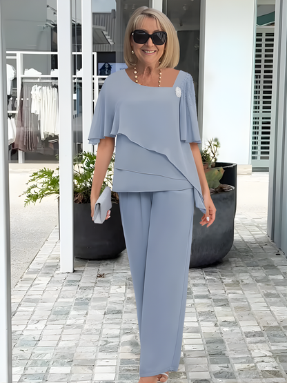 Silky Elegant two-piece set for women | Jirelle