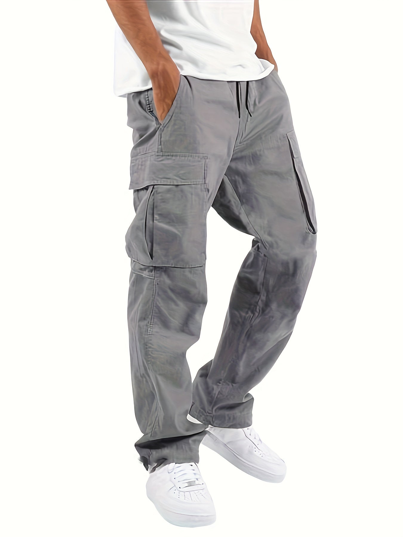 Cashmere Oversized cargo pants for men | Chris