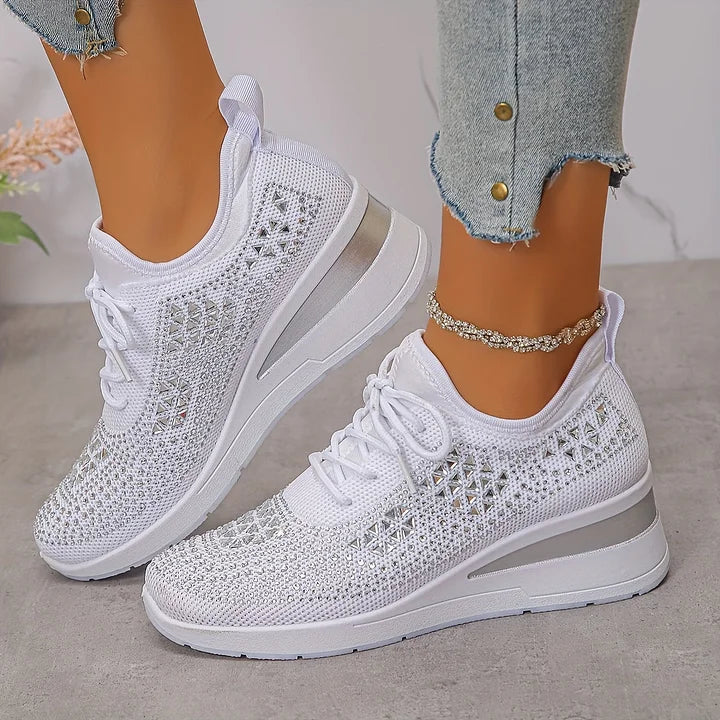 Focused Supportive sneakers with sparkling detail for women | Bonnie