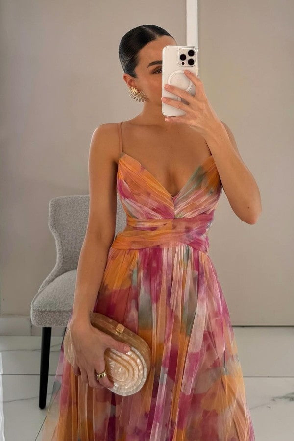Brushed Stunning maxi dress for women | Alina
