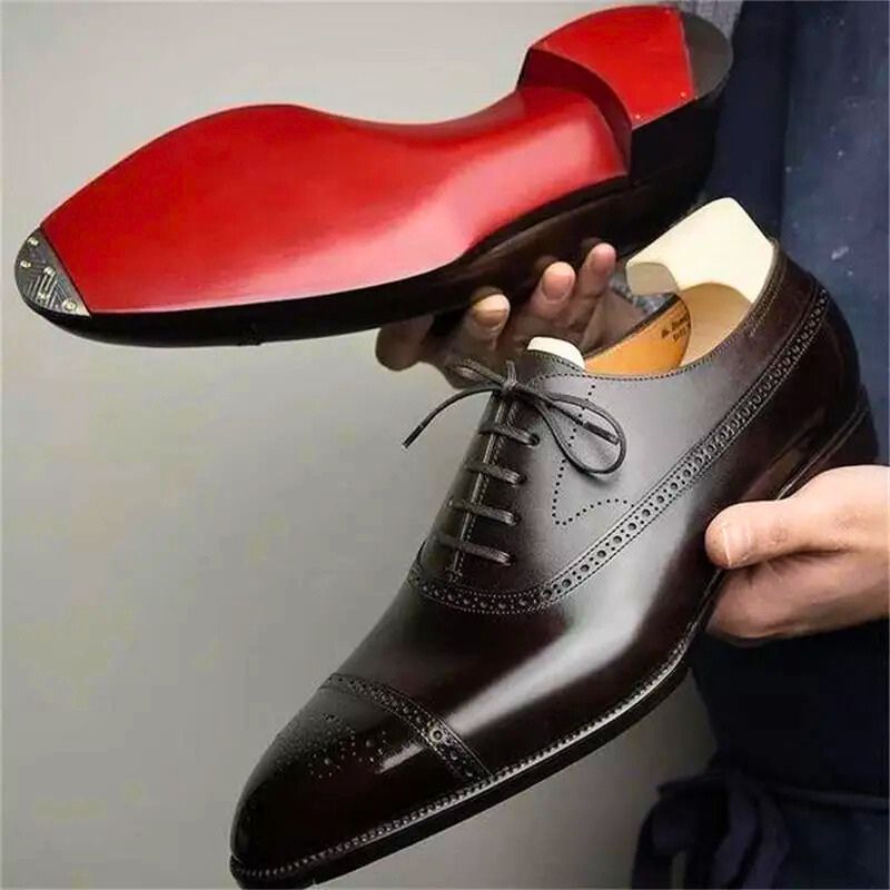 Affectionate Classic Cap Toe Brogue Oxford Shoes For Men | Sterling