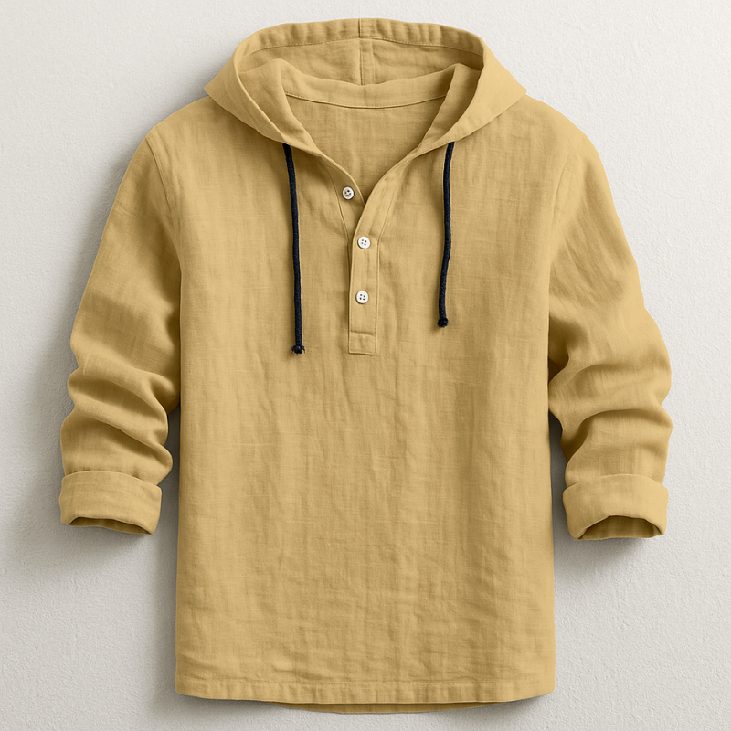 Effervescent Lightweight Hooded Shirt For Men | Caelum