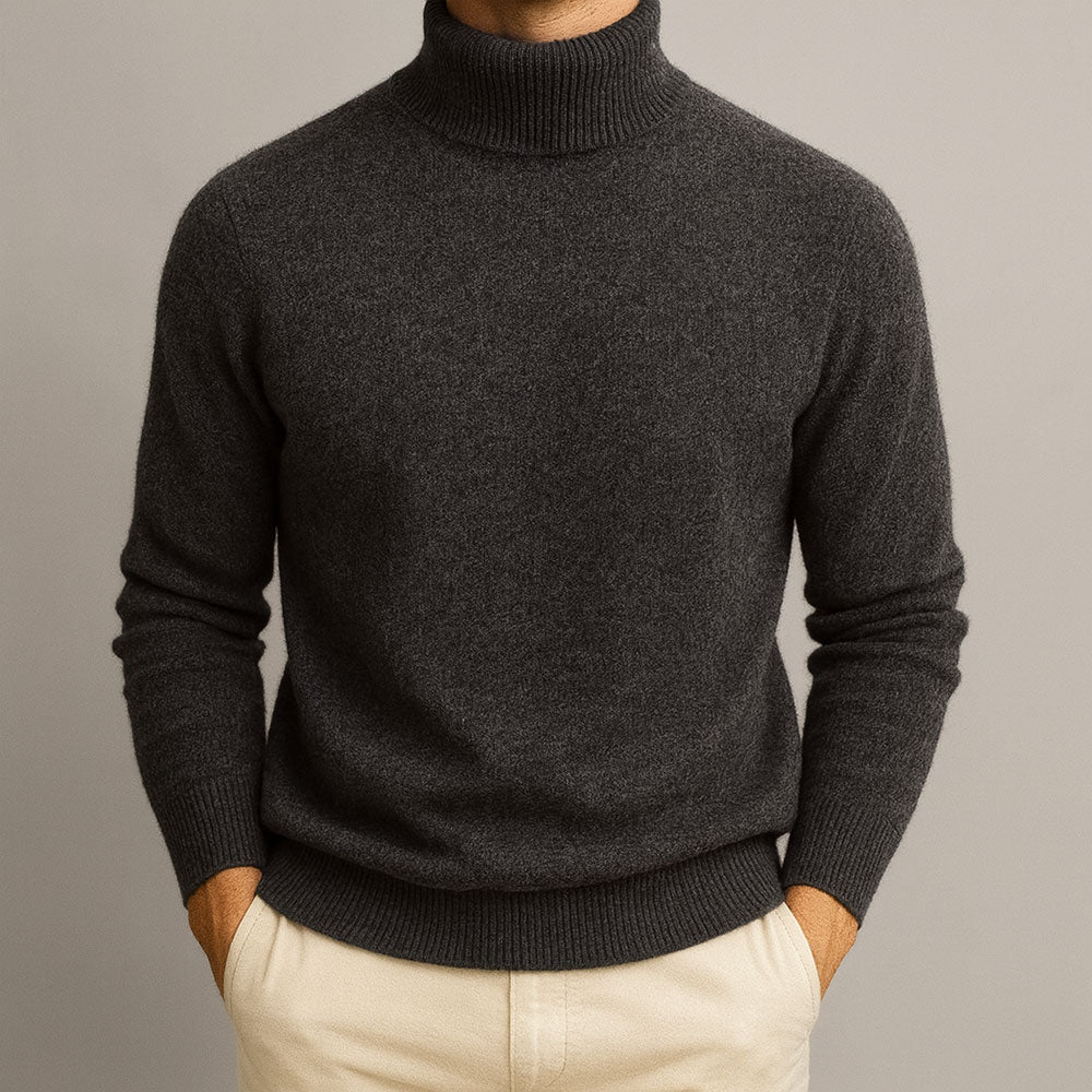 Engaging Classic Turtleneck Knit Sweater For Men | Rohan