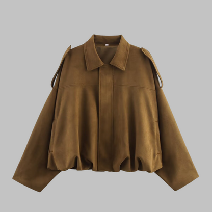 Stunning Loose Fit Military Style Jacket For Women | Calystrine