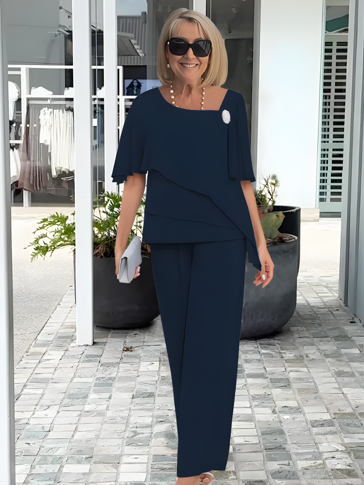 Silky Elegant two-piece set for women | Jirelle