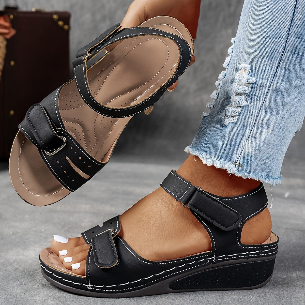 Chic Comfort flex sandals for women | Arlen