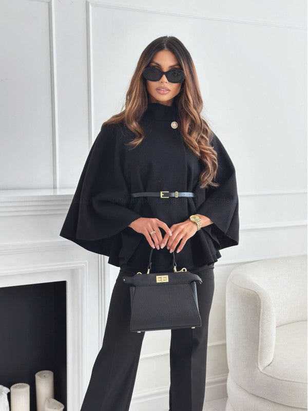 Summery Belted butterfly sleeve jacket for women | Lea
