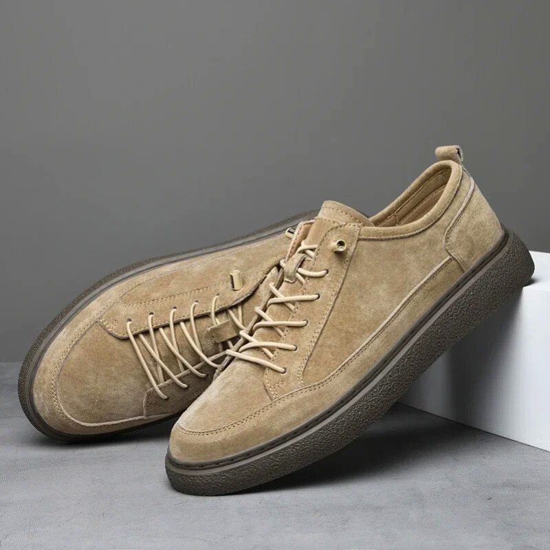 Linen Classic Lace Up Sneakers For Men | Julien