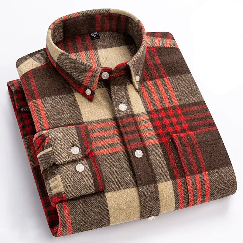 Crystal Classic Plaid Button Down Shirt for Men | Everett