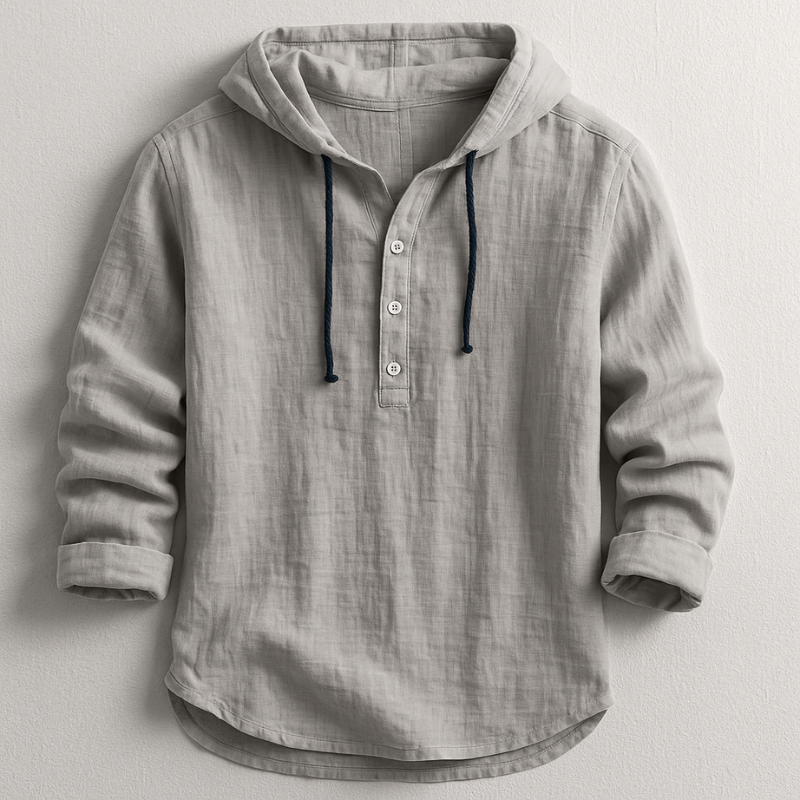 Effervescent Lightweight Hooded Shirt For Men | Caelum