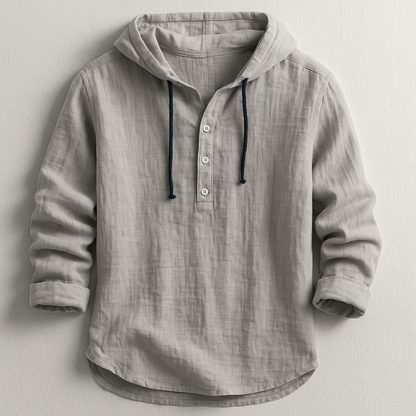 Effervescent Lightweight Hooded Shirt For Men | Caelum