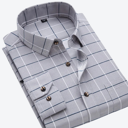 Ethereal Nautical Print Long Sleeve Shirt For Men | Marcellin