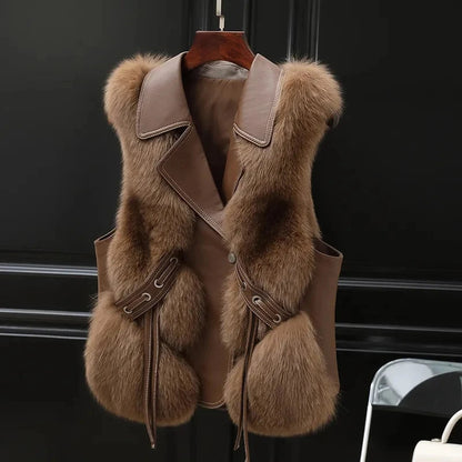 Avant Elegant Textured Statement Vest For Women | Gemma