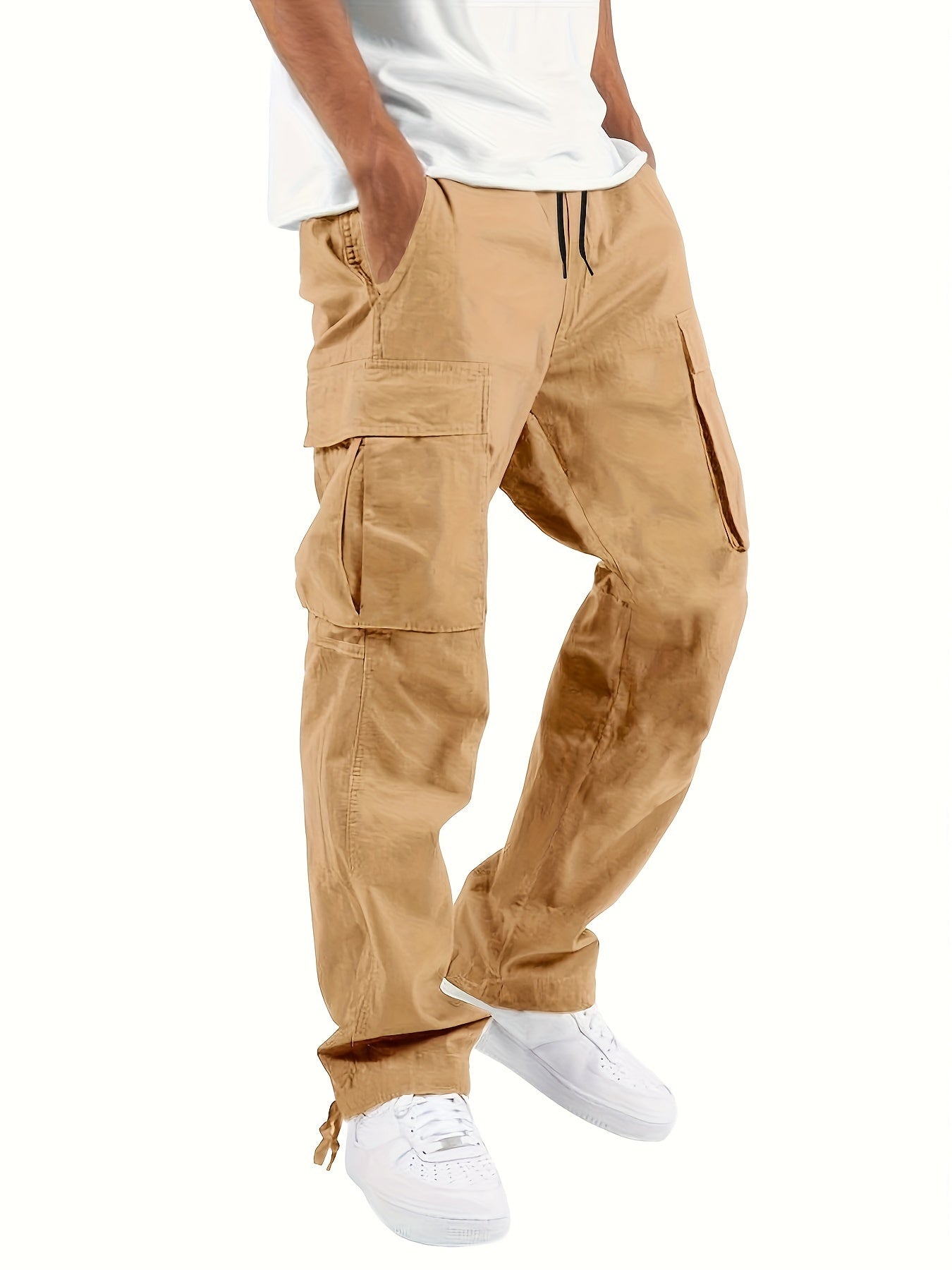 Cashmere Oversized cargo pants for men | Chris