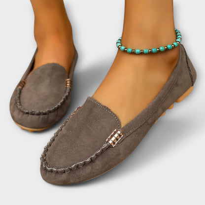 Kind Slip-on moccasin loafers with refined detailing for women | Bianca