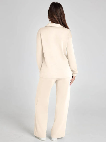 Designer Cozy Minimalist Two Piece Set For Women | Mirelena
