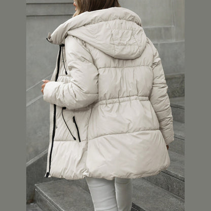 Stylish Oversized Hooded Puffer Jacket For Women | Celestine