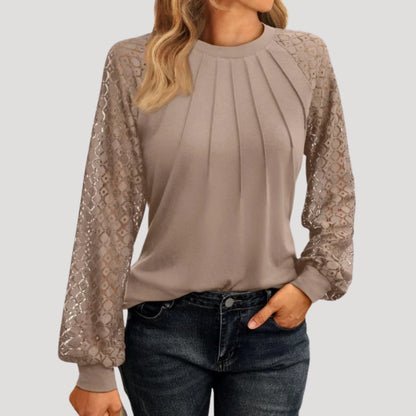 Highland Long sleeve smart casual blouse for women | Serena