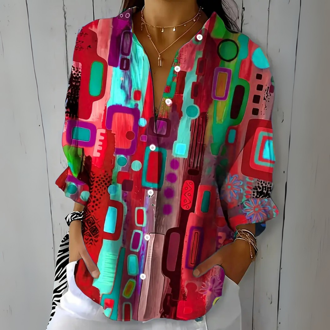 Enduring Chic blouse with elegant silhouette for women | Aurélie