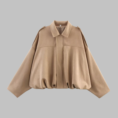 Stunning Loose Fit Military Style Jacket For Women | Calystrine