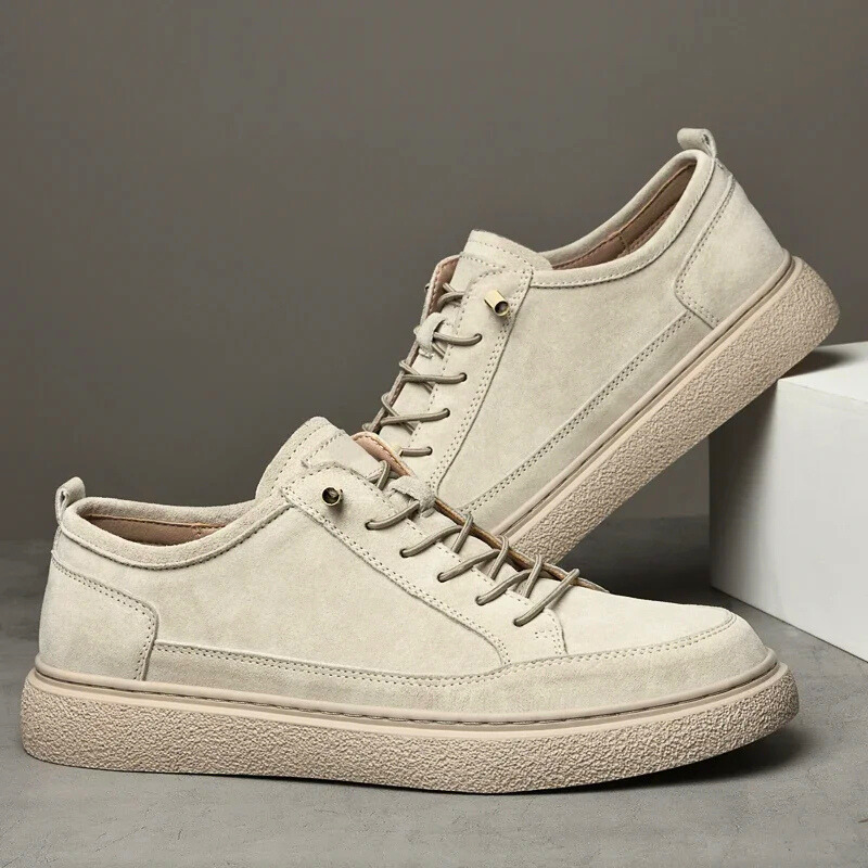 Linen Classic Lace Up Sneakers For Men | Julien