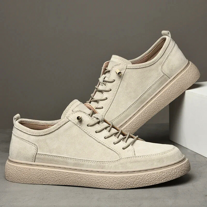 Linen Classic Lace Up Sneakers For Men | Julien