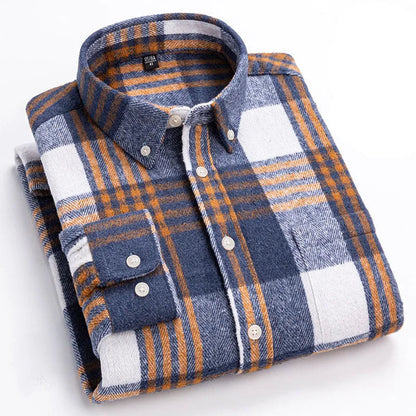 Crystal Classic Plaid Button Down Shirt for Men | Everett
