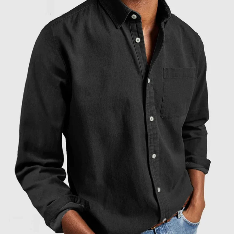 Spirited Classic Button Down Shirt For Men | Dorian
