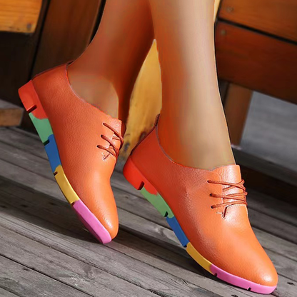 Urban Colour Block Lace Up Shoes For Women | Cecille