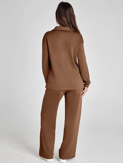 Designer Cozy Minimalist Two Piece Set For Women | Mirelena