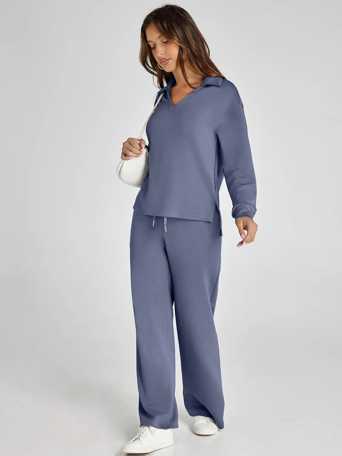 Designer Cozy Minimalist Two Piece Set For Women | Mirelena